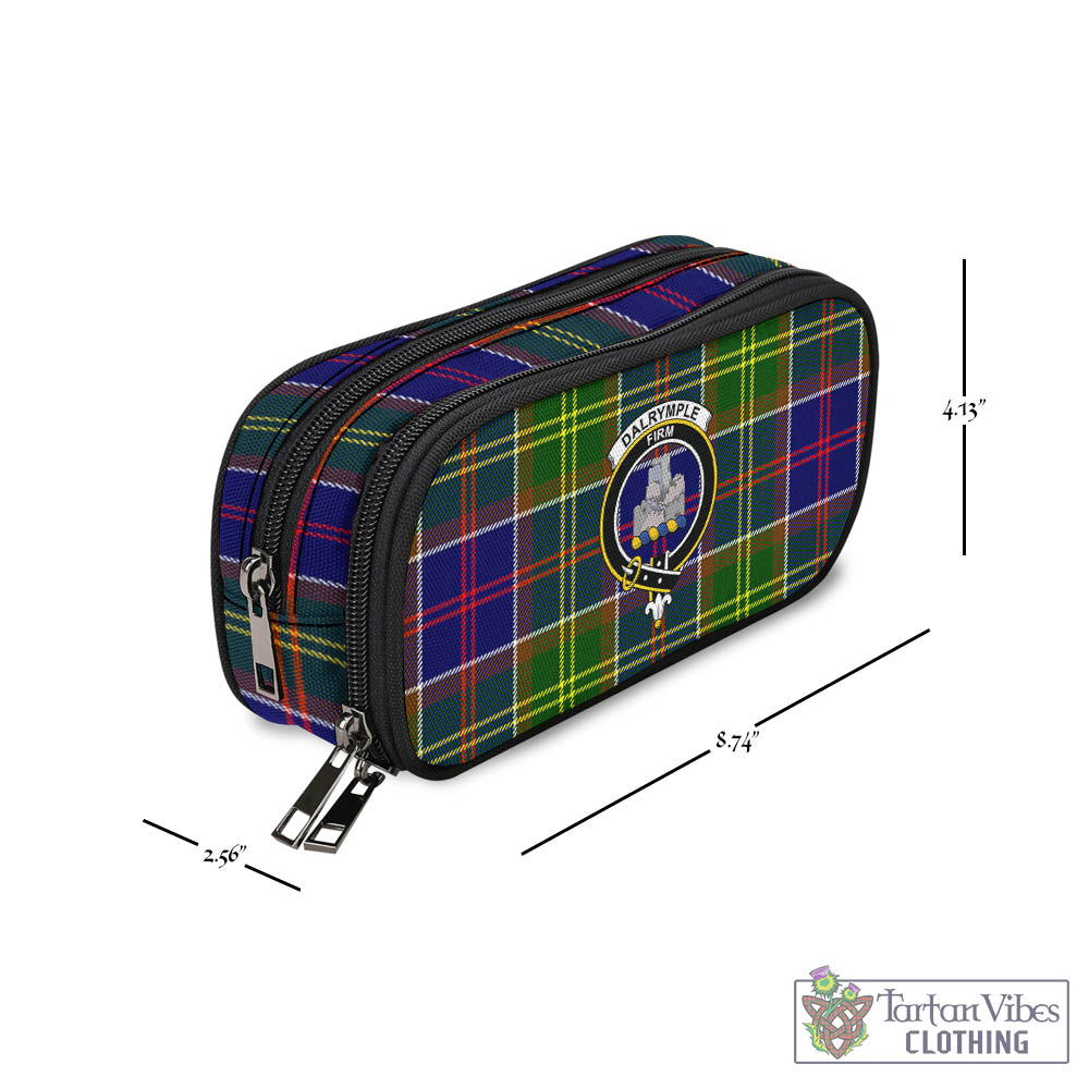 Dalrymple Tartan Pen and Pencil Case with Family Crest - Tartan Vibes Clothing