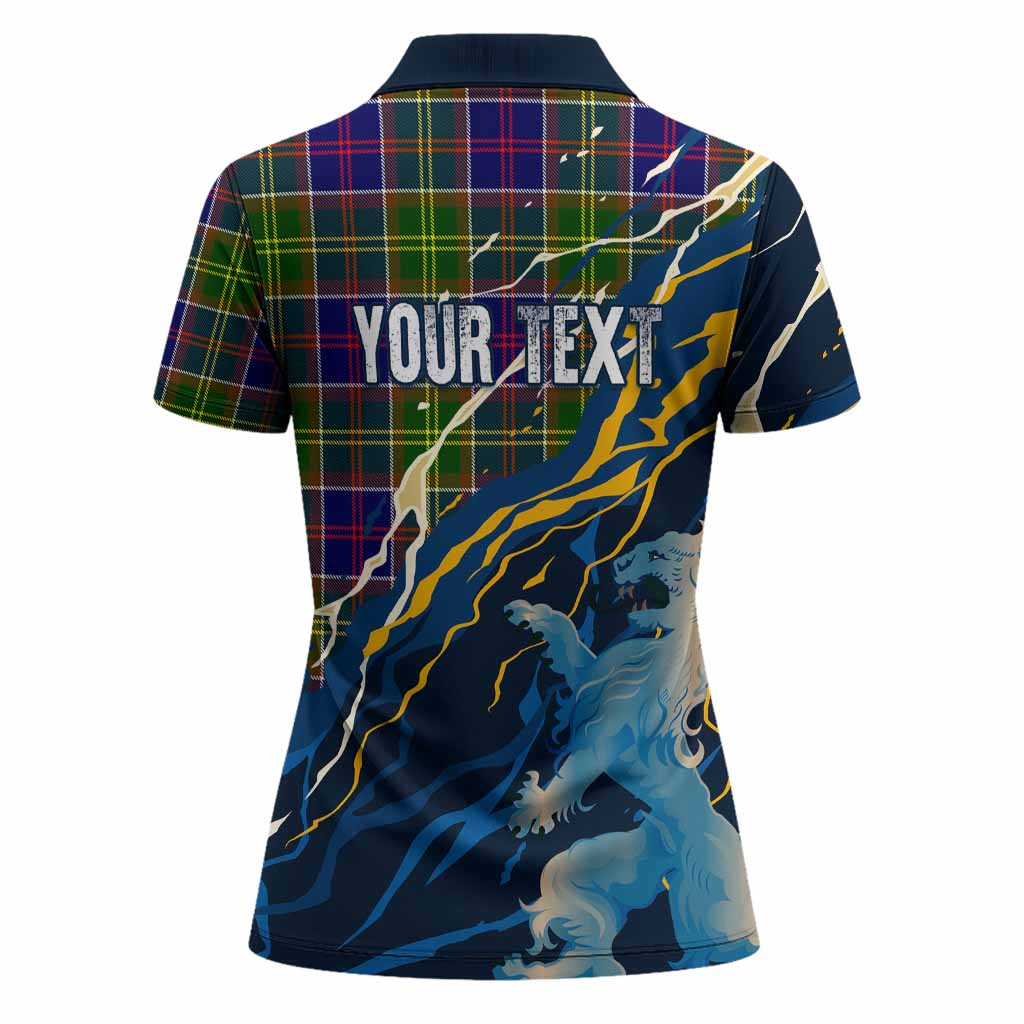 Dalrymple Scotland Tartan Women Polo Shirt WC2026 Football - We'll Be Coming