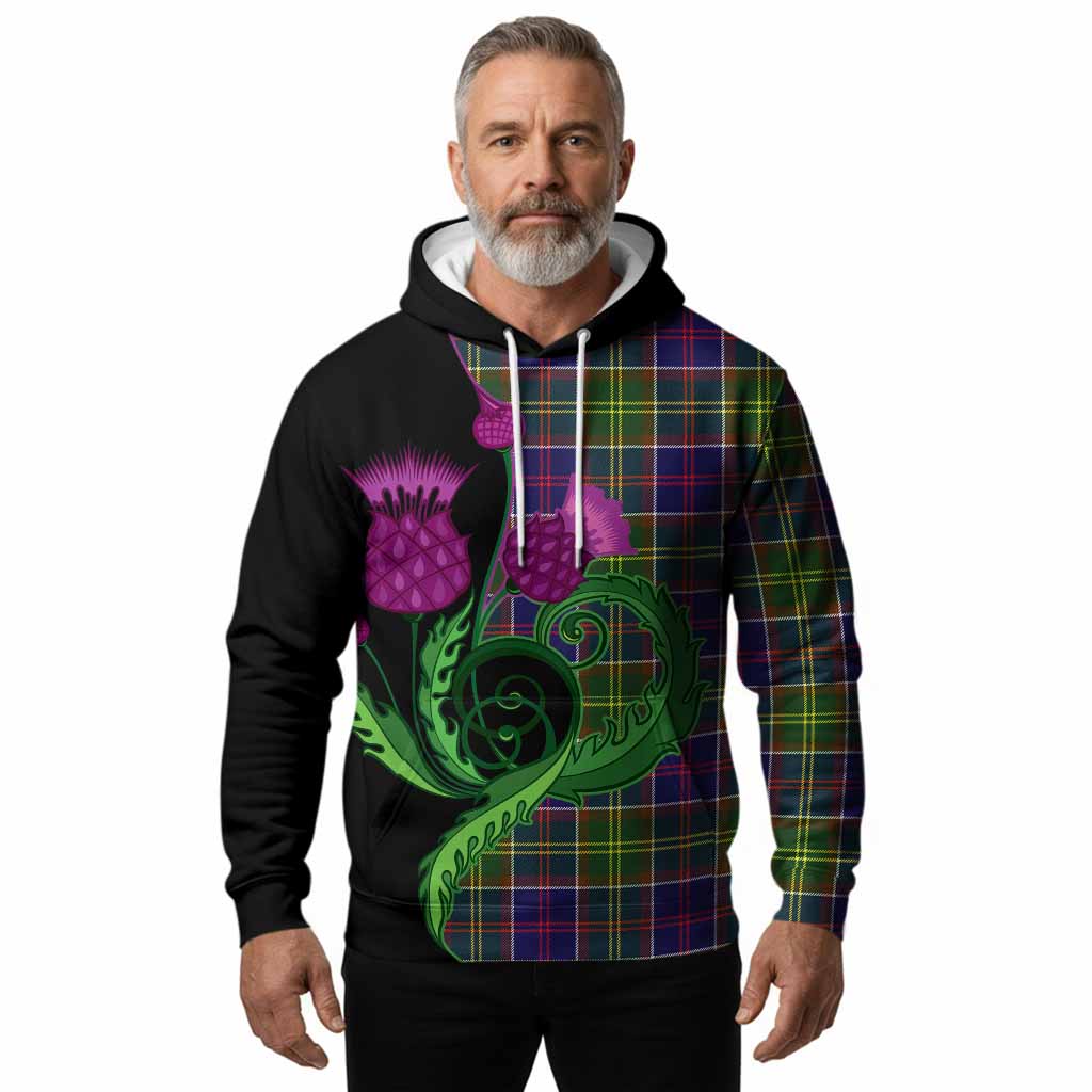 Dalrymple Tartan Hoodie Traditional Scottish Thistle