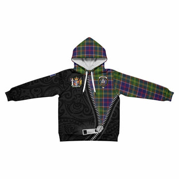 Dalrymple Tartan Kid Hoodie New Zealand Pattern Unique Zipper Stylized