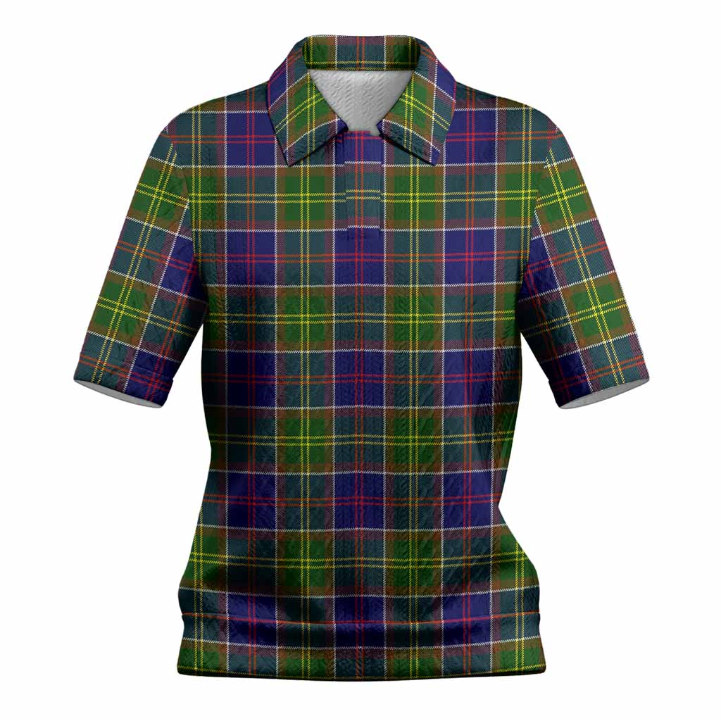 Dalrymple Tartan Women’s Polo Sweater Top