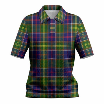 Dalrymple Tartan Women’s Polo Sweater Top