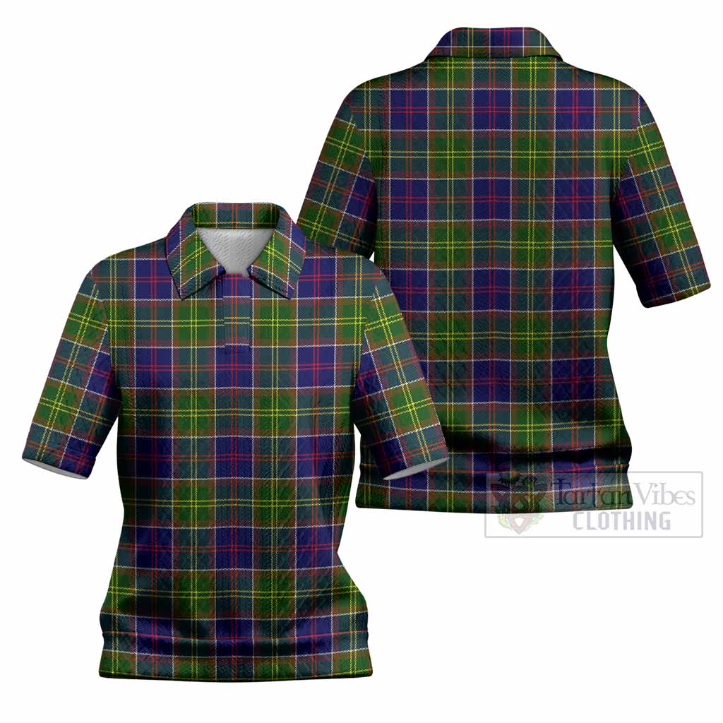 Dalrymple Tartan Women’s Polo Sweater Top