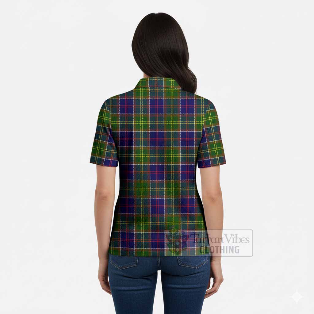 Dalrymple Tartan Women’s Polo Sweater Top