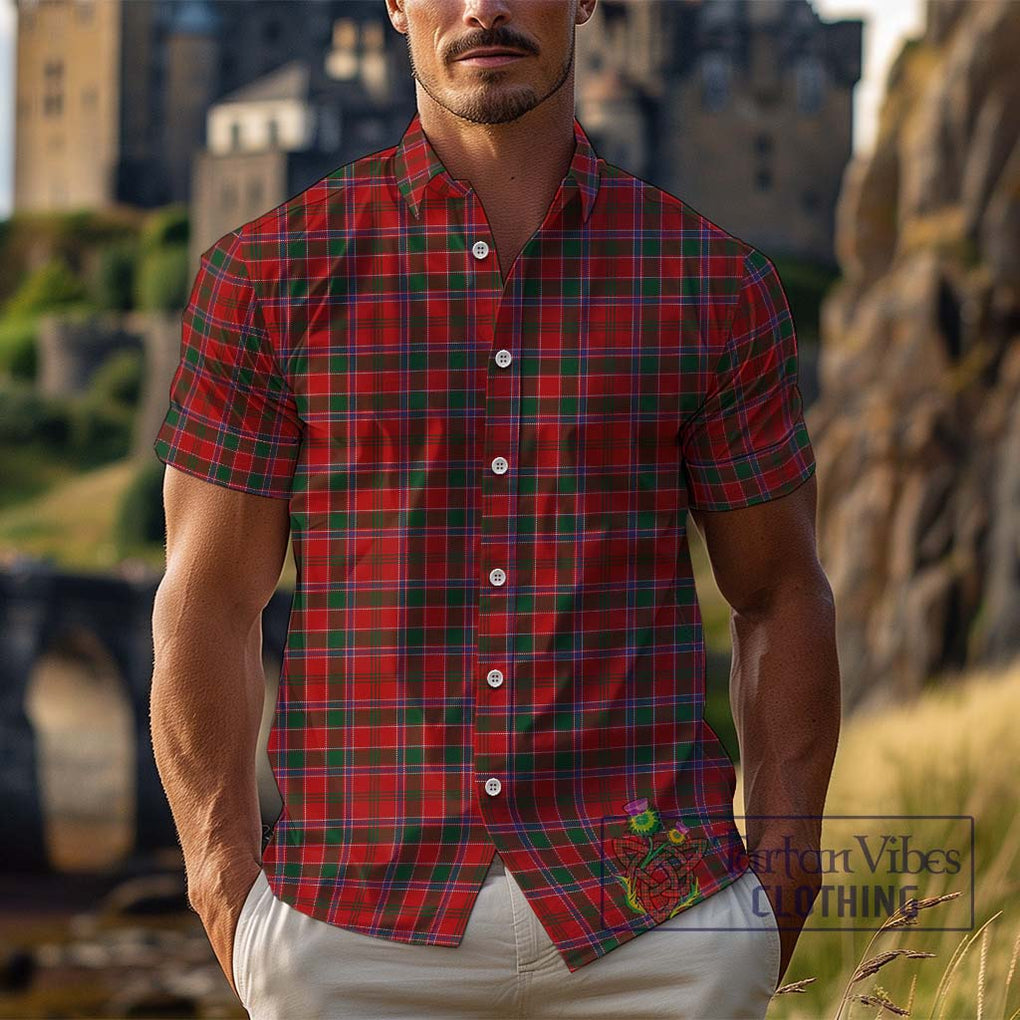 Dalzell (Dalziel) Tartan Cotton Hawaiian Shirt Kid - Tartan Vibes Clothing