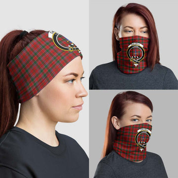 Dalzell (Dalziel) Tartan Neck Gaiters, Tartan Bandanas, Tartan Head Band with Family Crest - Tartan Vibes Clothing