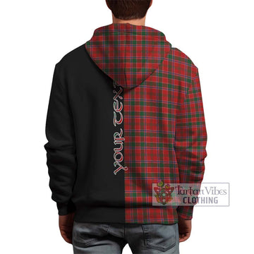 Dalzell (Dalziel) Tartan Hoodie with Family Crest and Half Of Me Style - Tartan Vibes Clothing