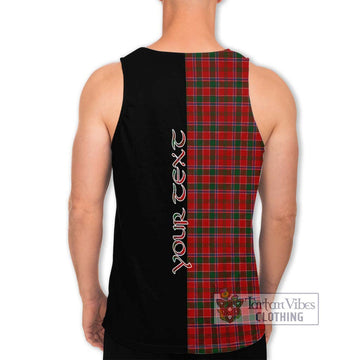 Dalzell (Dalziel) Tartan Men's Tank Top with Family Crest and Half Of Me Style - Tartan Vibes Clothing