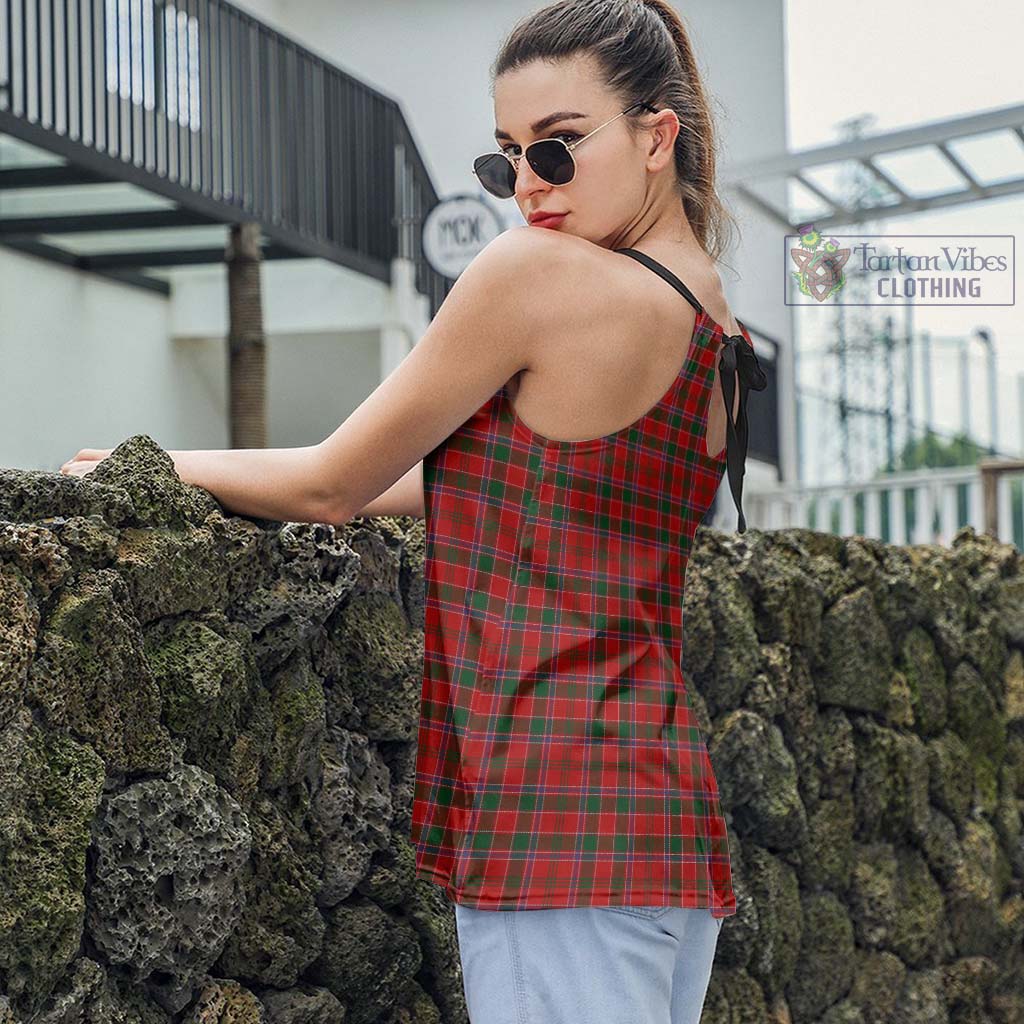 Dalzell (Dalziel) Tartan Loose Halter Neck Camisole - Tartan Vibes Clothing