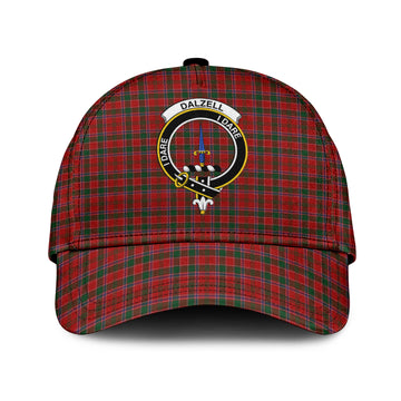 Dalzell Tartan Classic Cap with Family Crest