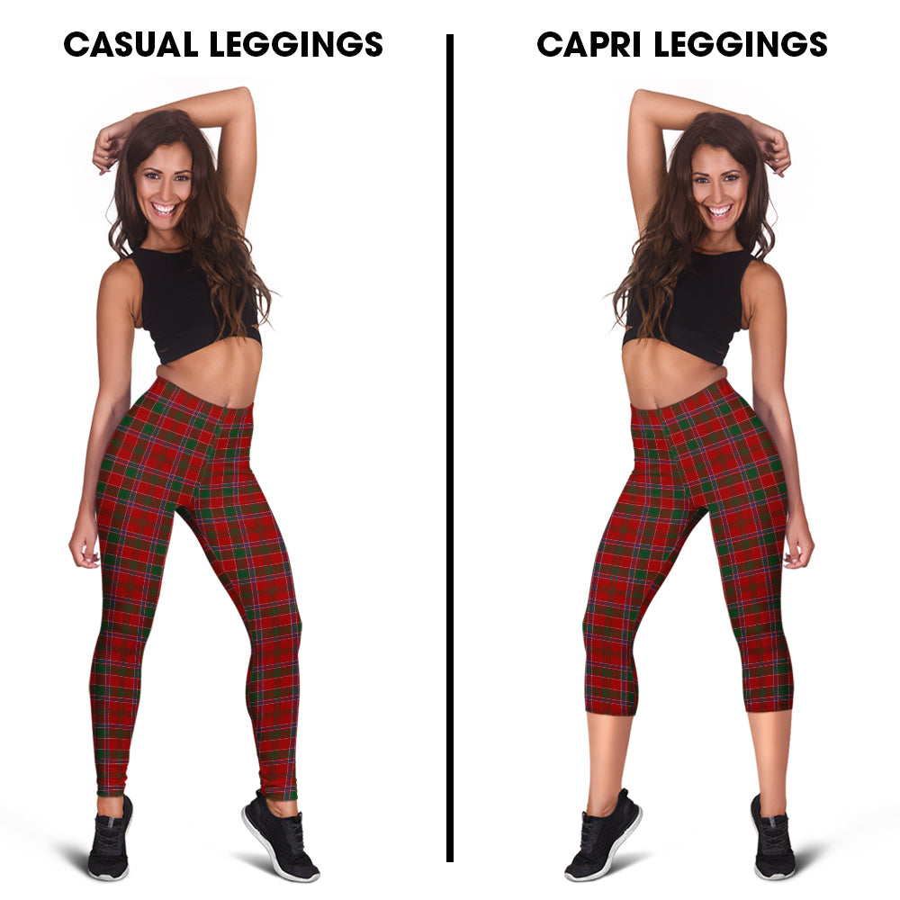 Dalzell (Dalziel) Tartan Womens Leggings Capri Leggings - Tartan Vibes Clothing
