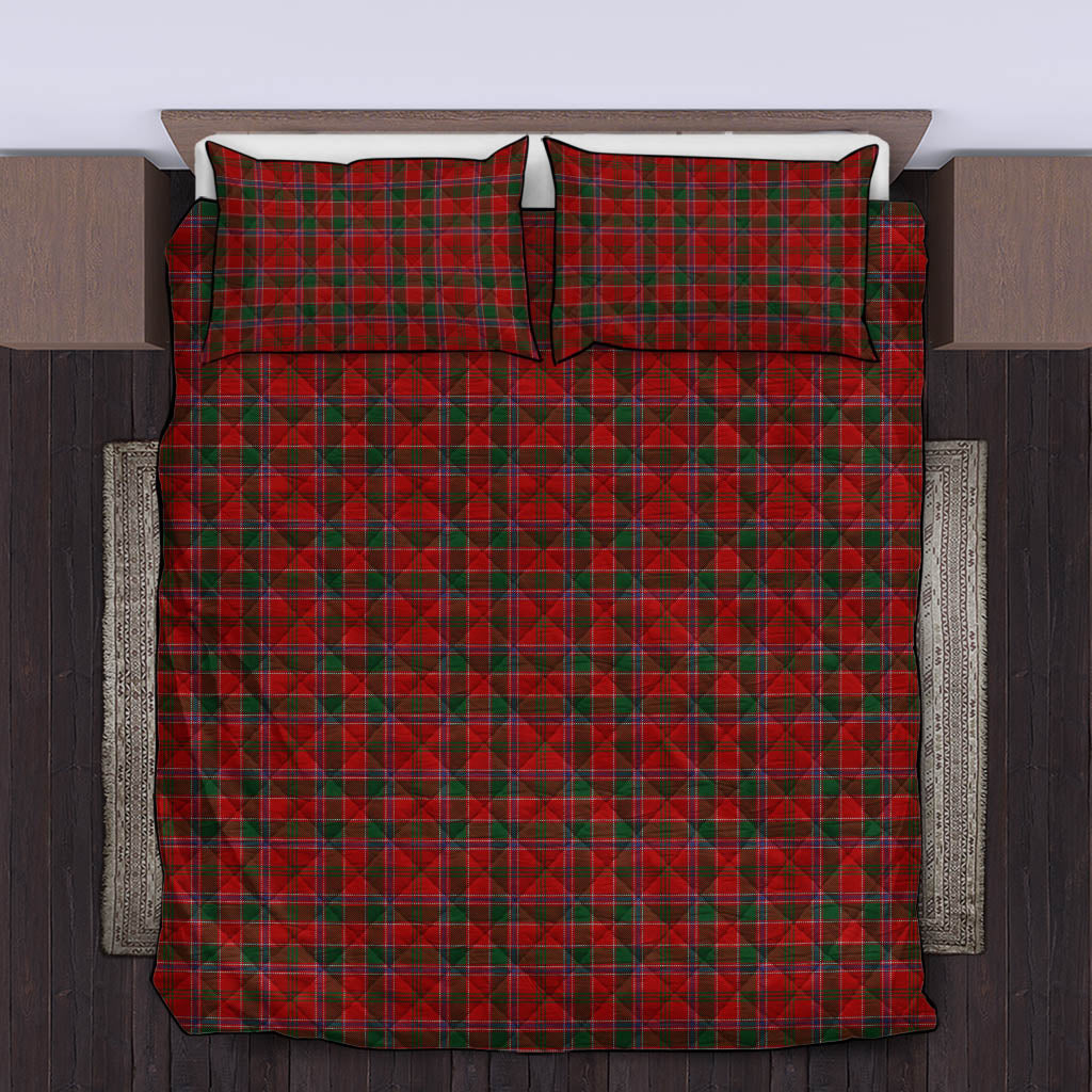 Dalzell (Dalziel) Tartan Quilt Bed Set King - Tartan Vibes Clothing