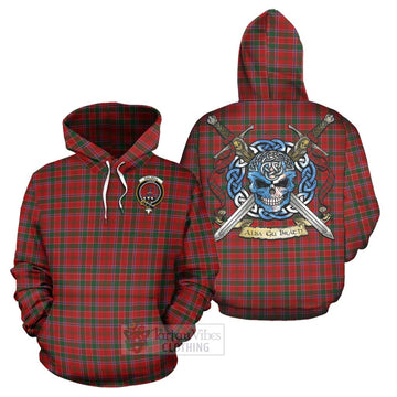 Dalzell (Dalziel) Tartan Hoodie with Family Crest Celtic Skull Style Zip Hoodie - Tartan Vibes Clothing