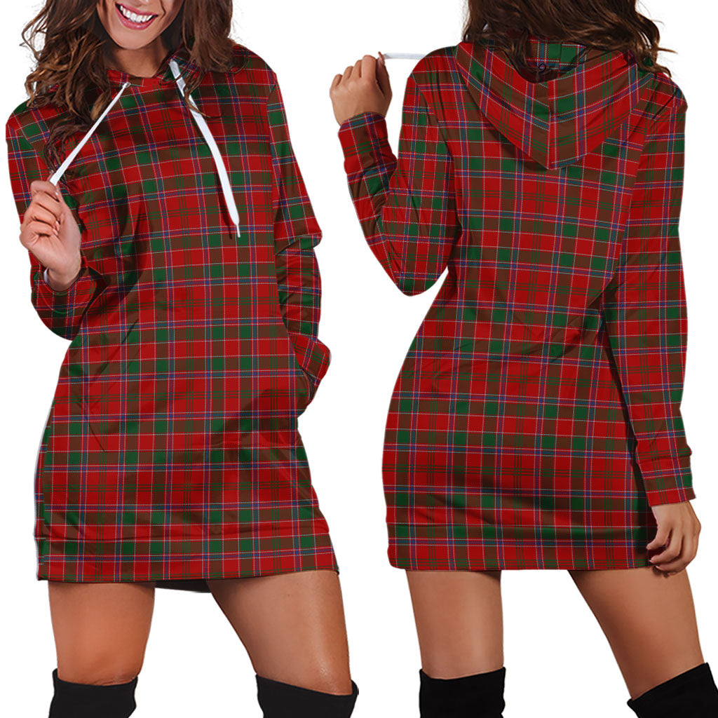 Dalzell (Dalziel) Tartan Hoodie Dress - Tartan Vibes Clothing