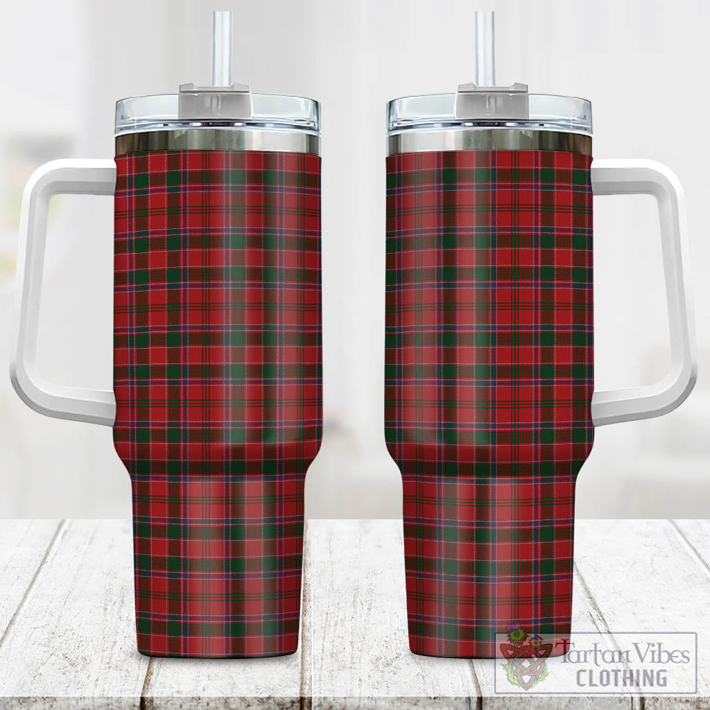 Dalzell (Dalziel) Tartan Tumbler with Handle One Size 40 OZ - Tartan Vibes Clothing