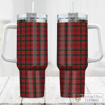 Dalzell (Dalziel) Tartan Tumbler with Handle One Size 40 OZ - Tartan Vibes Clothing
