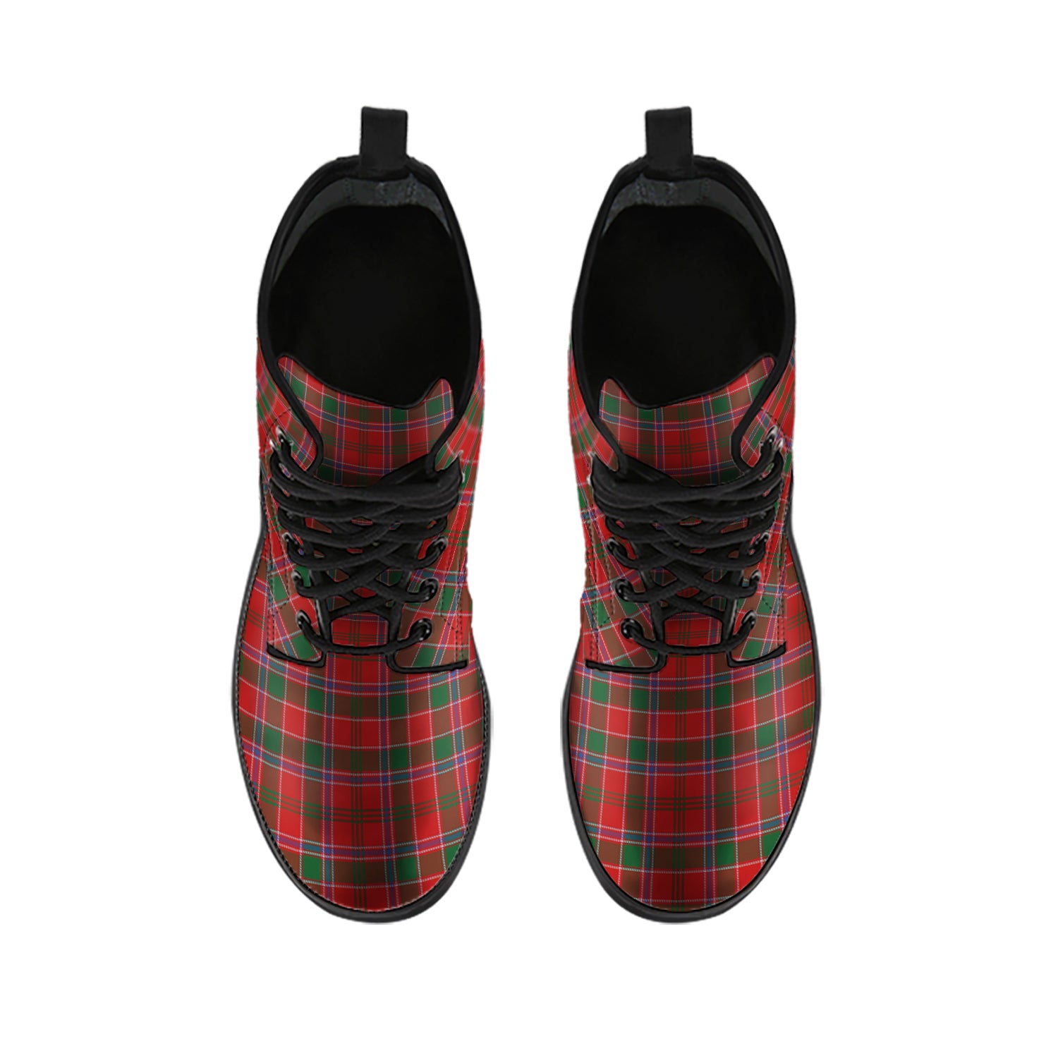Dalzell (Dalziel) Tartan Leather Boots - Tartan Vibes Clothing