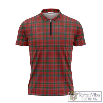 Dalzell (Dalziel) Tartan Zipper Polo Shirt - Tartan Vibes Clothing