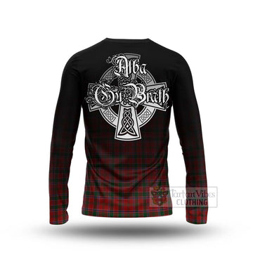 Dalzell (Dalziel) Tartan Long Sleeve T-Shirt Featuring Alba Gu Brath Family Crest Celtic Inspired - Tartan Vibes Clothing