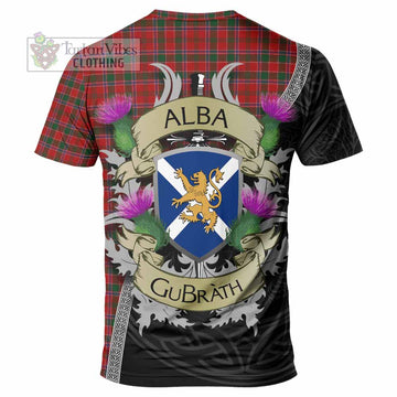 Dalzell (Dalziel) Tartan Family Crest T-Shirt Lion Rampant Royal Thistle Shield Celtic Inspired - Tartan Vibes Clothing