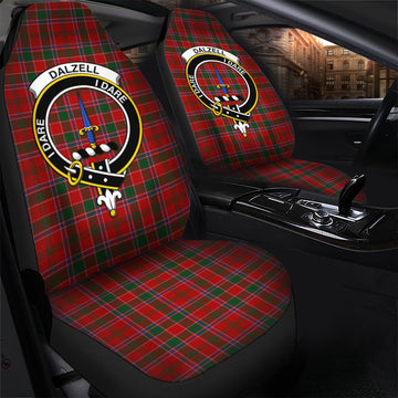 Dalzell (Dalziel) Tartan Car Seat Cover with Family Crest - Tartan Vibes Clothing