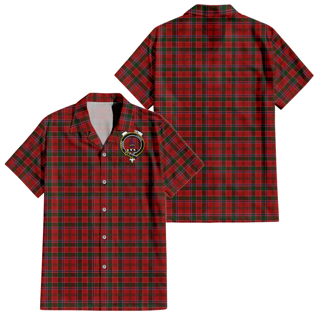 Dalzell (Dalziel) Tartan Hawaiian Shirt with Family Crest - Tartan Vibes Clothing