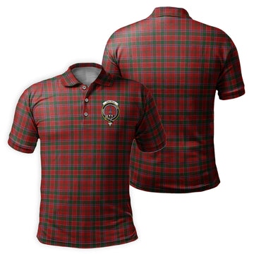Dalzell (Dalziel) Tartan Men's Polo Shirt with Family Crest