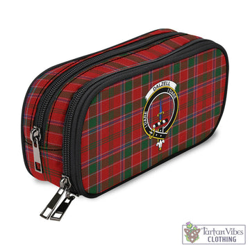 Dalzell (Dalziel) Tartan Pen and Pencil Case with Family Crest - Tartan Vibes Clothing
