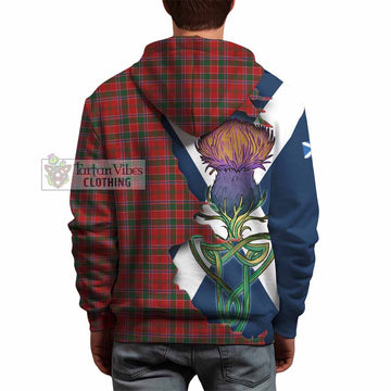 Dalzell (Dalziel) Tartan Family Crest Hoodie Scottish Thistle Celtic Inspired - Tartan Vibes Clothing