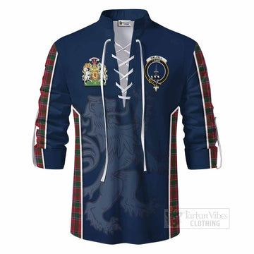 Dalzell (Dalziel) Tartan Ghillie Kilt Shirt with Family Crest and Lion Rampant Vibes Sport Style - Tartan Vibes Clothing
