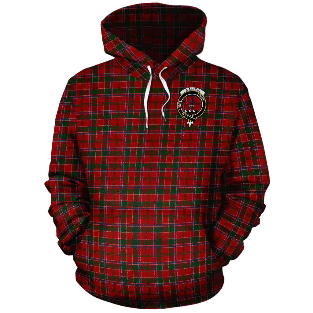 Dalzell (Dalziel) Tartan Hoodie with Family Crest - Tartan Vibes Clothing