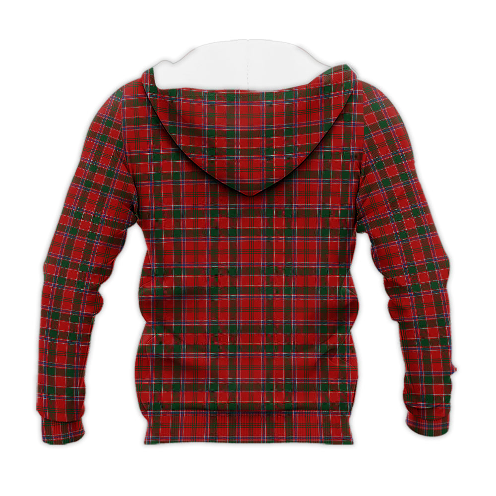 Dalzell (Dalziel) Tartan Knitted Hoodie - Tartan Vibes Clothing