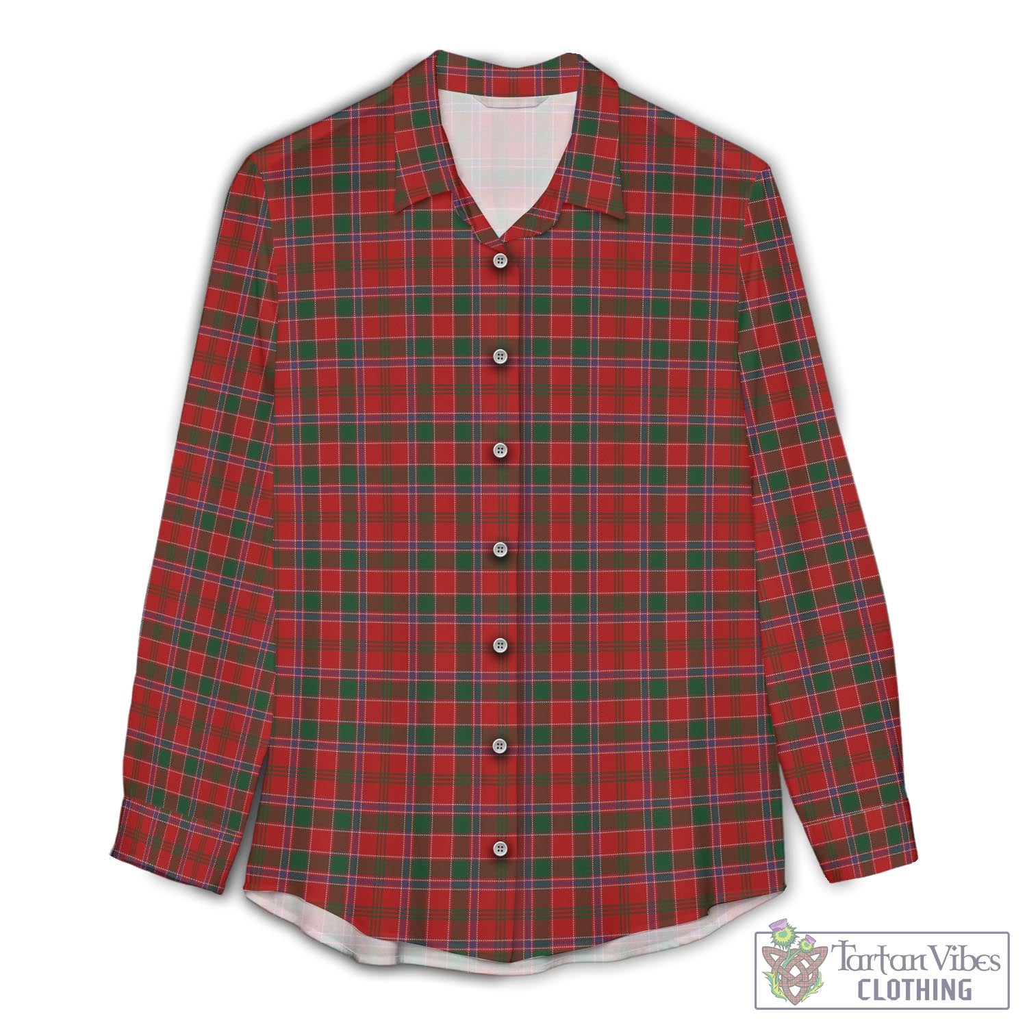 Dalzell (Dalziel) Tartan Women's Casual Shirt - Tartan Vibes Clothing