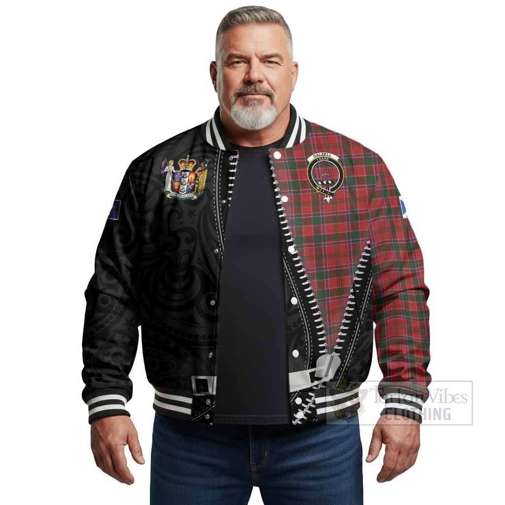 Dalzell (Dalziel) Tartan Baseball Jacket New Zealand Pattern Unique Zipper Stylized