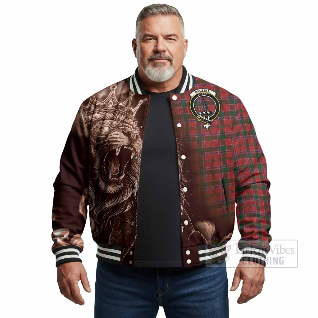 Dalzell (Dalziel) Tartan Baseball Jacket Roaring Lion Heritage