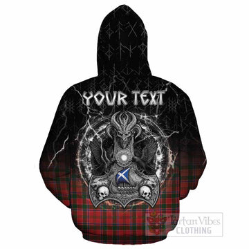 Dalzell (Dalziel) Tartan Crest Cotton Hoodie Celtic Odin's Raven Legacy
