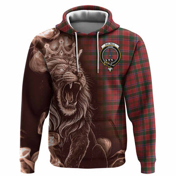 Dalzell (Dalziel) Tartan Hoodie Roaring Lion Heritage