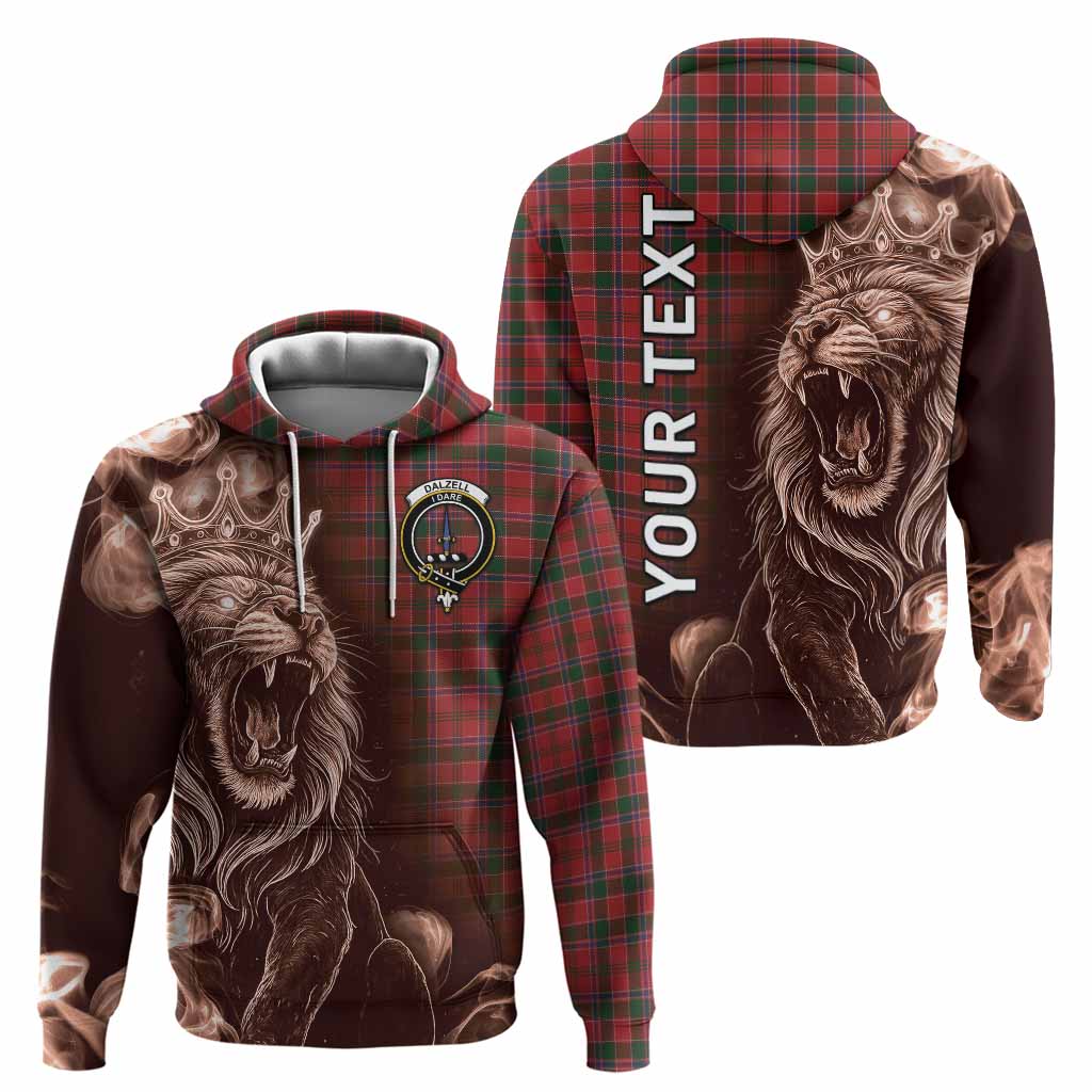 Dalzell (Dalziel) Tartan Hoodie Roaring Lion Heritage