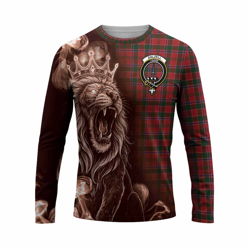Dalzell (Dalziel) Tartan Long Sleeve T-Shirt Roaring Lion Heritage