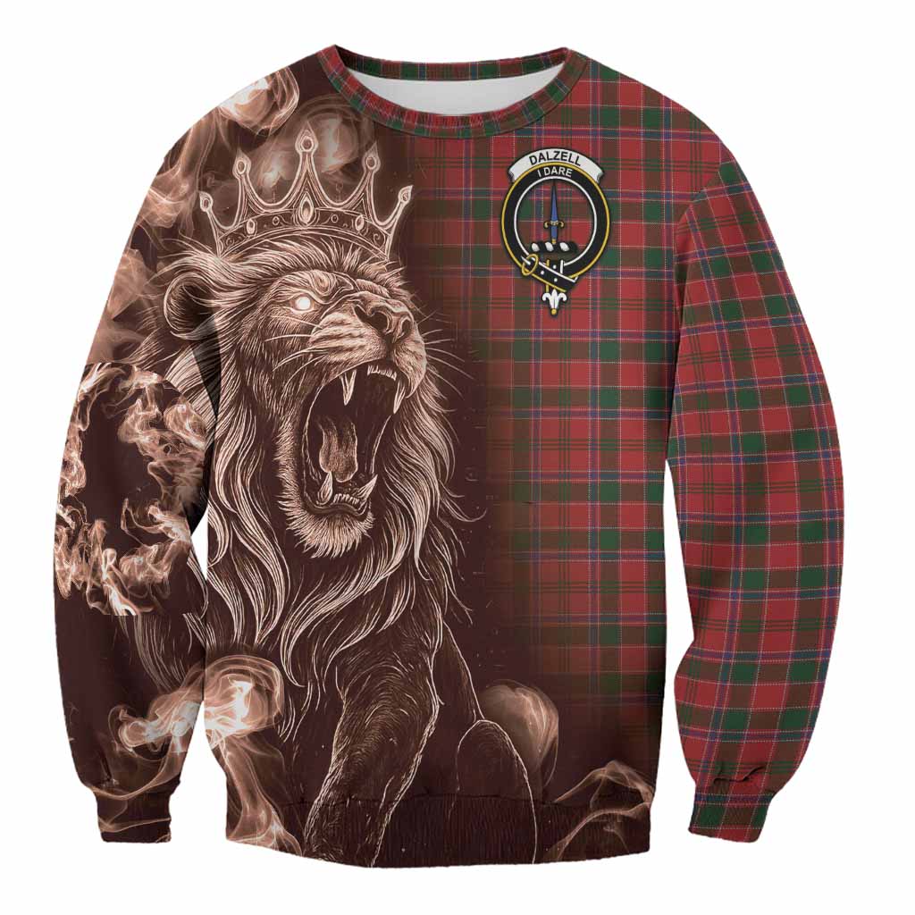 Dalzell (Dalziel) Tartan Sweatshirt Roaring Lion Heritage