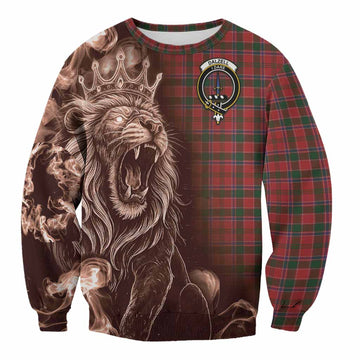 Dalzell (Dalziel) Tartan Sweatshirt Roaring Lion Heritage