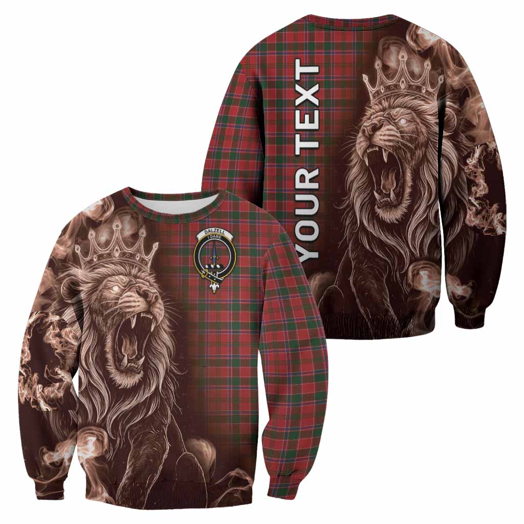Dalzell (Dalziel) Tartan Sweatshirt Roaring Lion Heritage