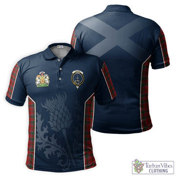Dalziel Tartan Men's Polo Shirt with Family Crest and Scottish Thistle Vibes Sport Style Kid - Tartan Vibes Clothing