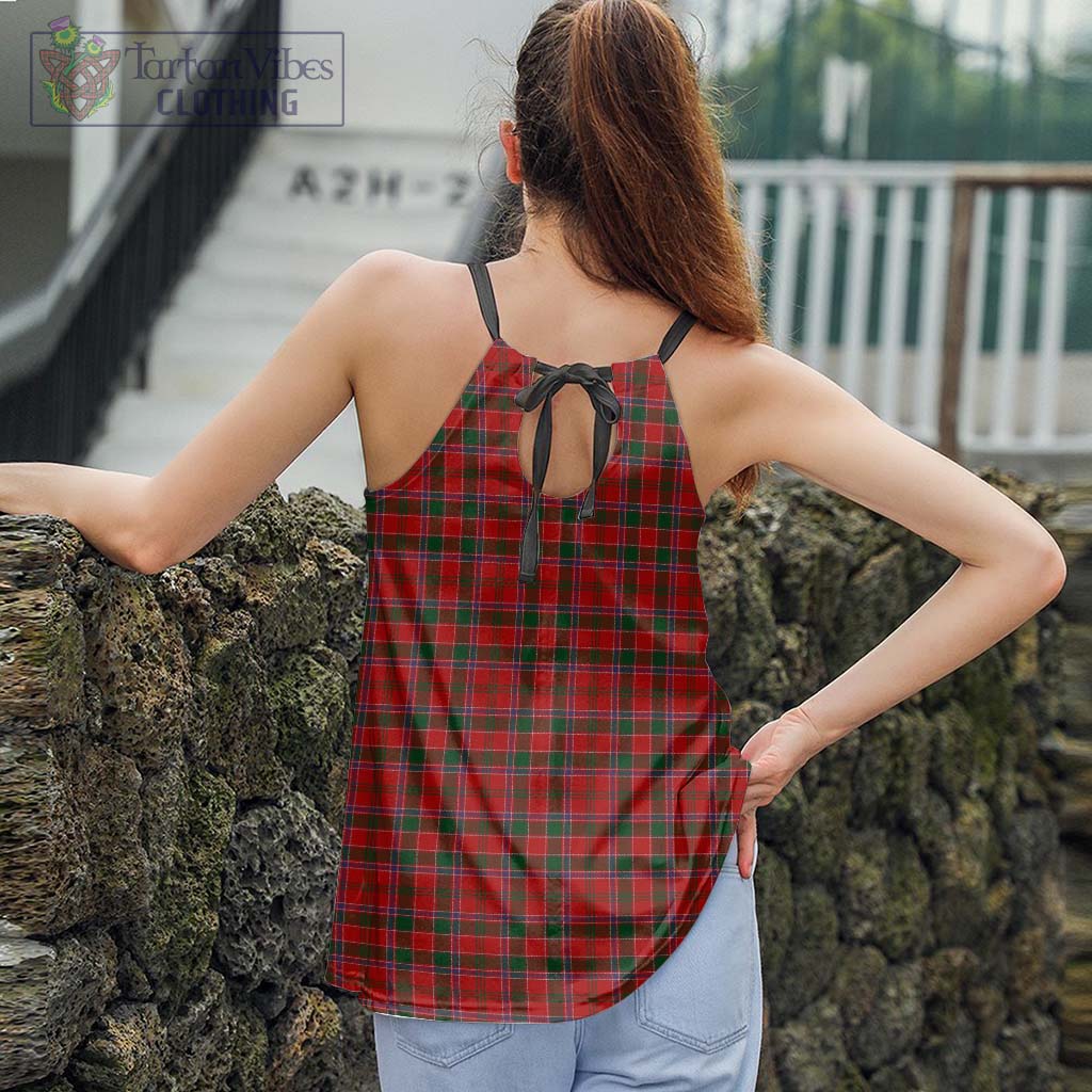 Dalziel Tartan Loose Halter Neck Camisole - Tartan Vibes Clothing