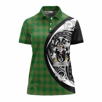 Dane Irish Clan Women's Polo Shirt Celtic Circle Style Women - Tartan Vibes Clothing