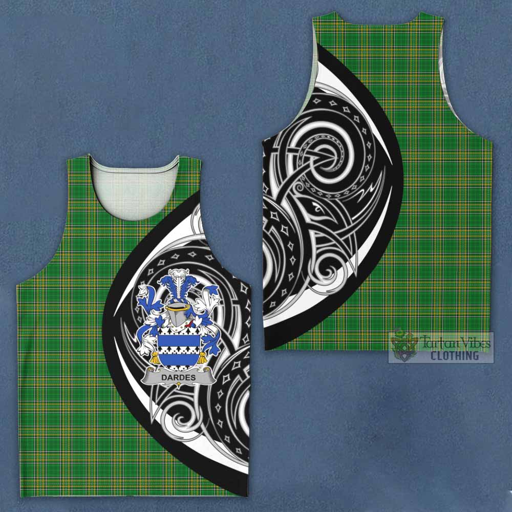 Tartan Vibes Clothing Dardes Irish Clan Men's Tank Top Celtic Circle Style