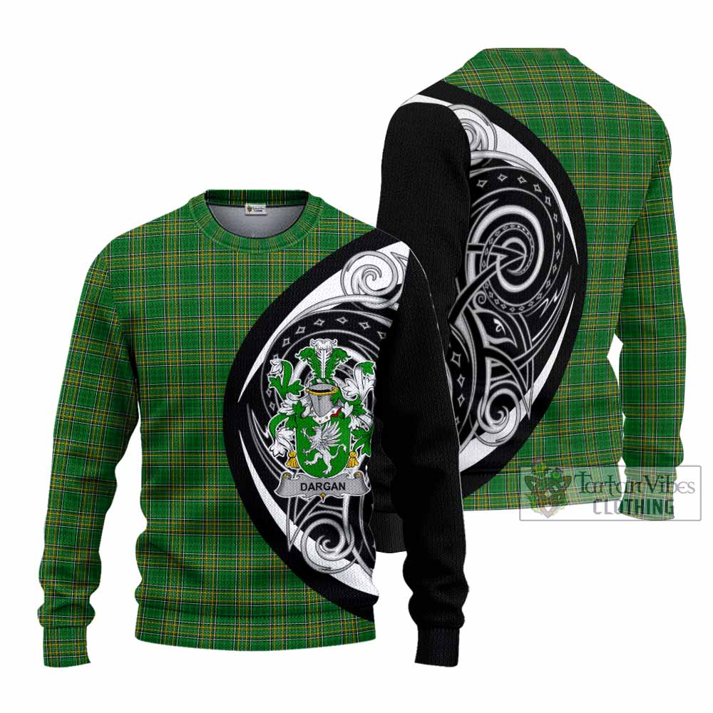 Tartan Vibes Clothing Dargan Irish Clan Knitted Sweater Celtic Circle Style