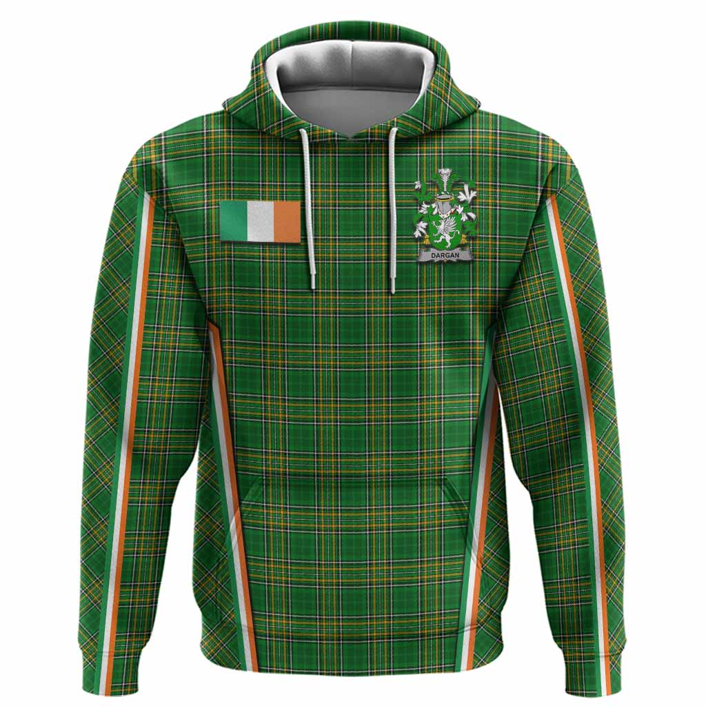 Dargan Irish Clan Coat of Arm Tartan Hoodie Flag Style