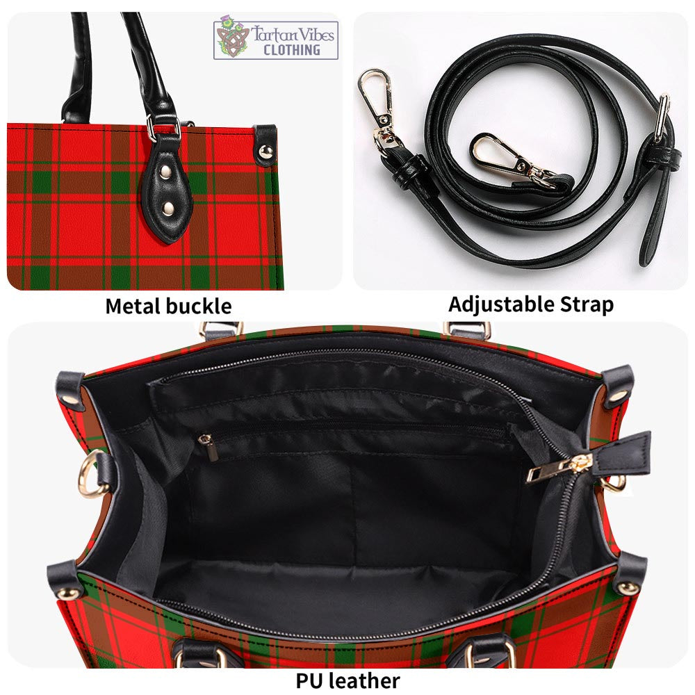 Darroch Tartan Luxury Leather Handbags - Tartan Vibes Clothing