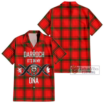Darroch Tartan Hawaiian Shirt with Family Crest DNA In Me Style Kid - Tartan Vibes Clothing